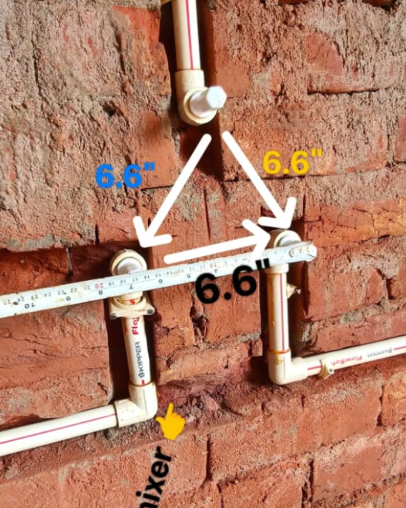 Mixer Point Setup completed by Plumber in Hyderabad